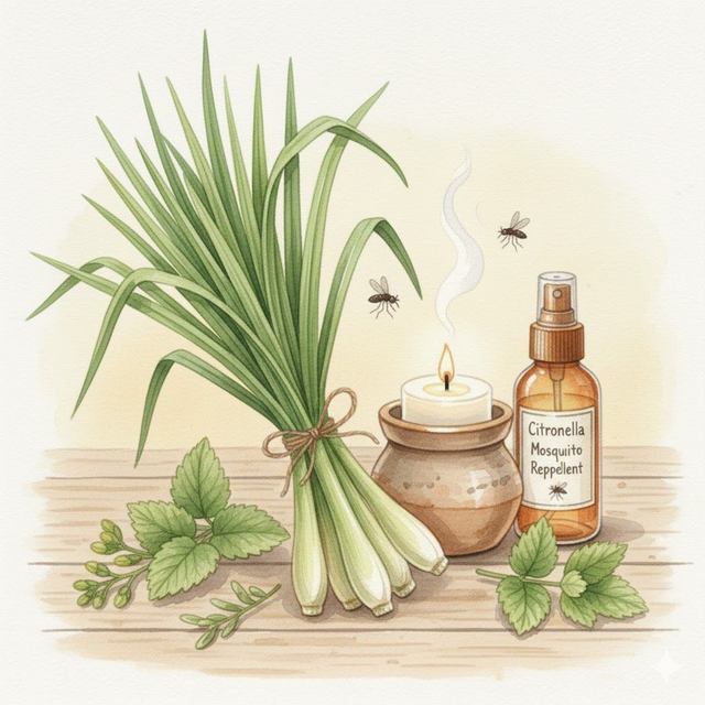 Citronnelle anti-moustiques