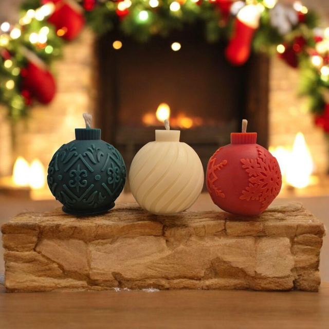 Collection Hiver - Trio boules de Noël