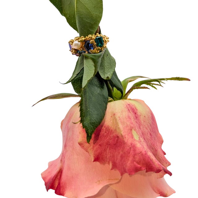 Caspian Gilded Ring