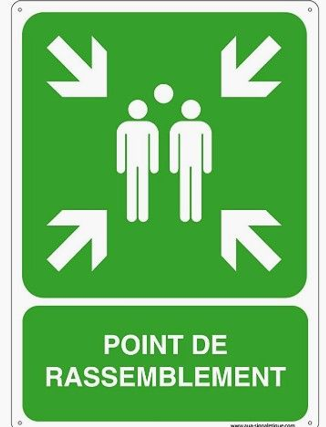 Point de Rassemblement 80x30cm
