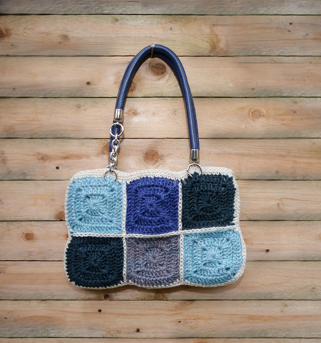 Sac à main, au crochet fil de jute naturelle, réalisation artisanale créateur (handmade)