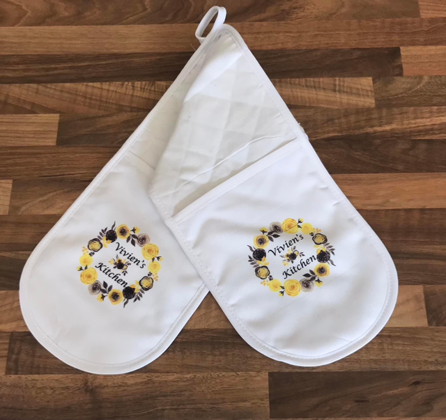 Oven Gloves Personalised 