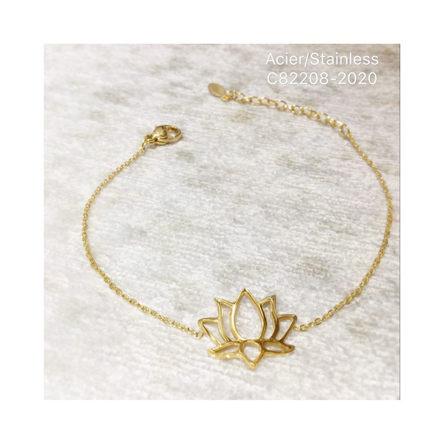 Bracelet fleur de lotus 