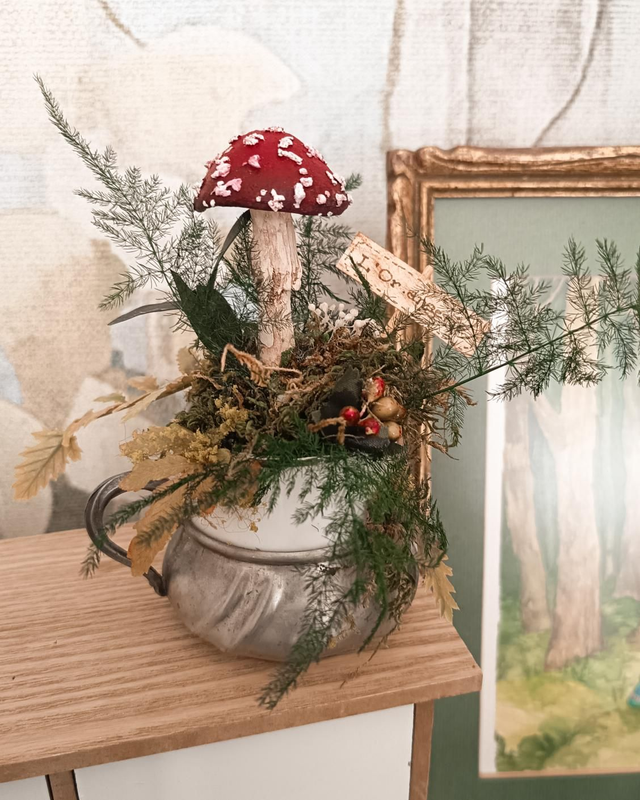 Calice enchanté - sculpture fantastique