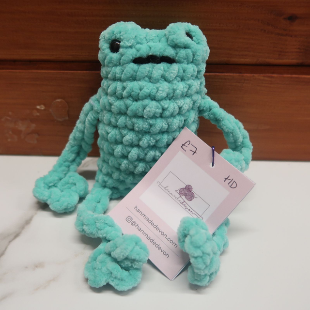 Crochet Leggy Frog Plushie
