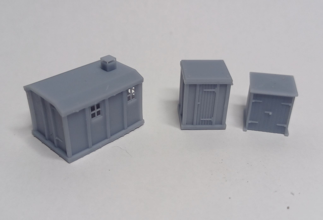 2mm scale / N gauge Southern Railway Concrete Huts