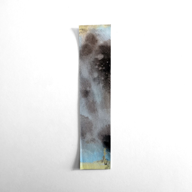 Marque-page Suminagachi