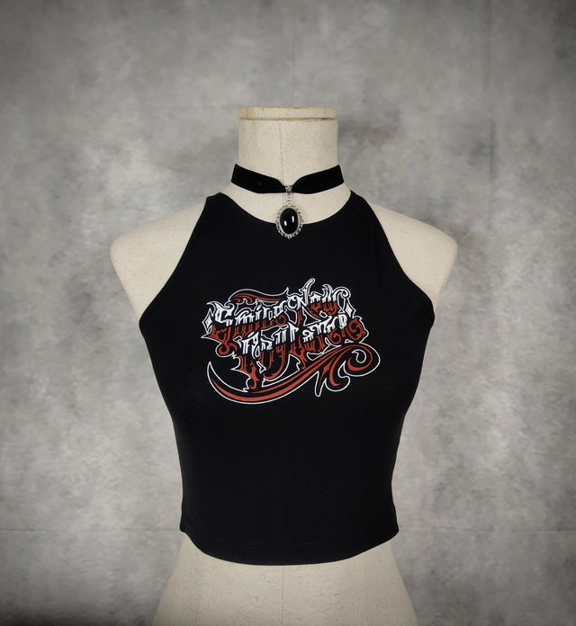 T-Shirt Cropped "Smile/Cry 1"