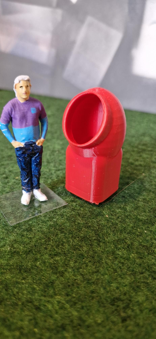 Litter Bin ( Modern &quot;Chuck&quot; Style)