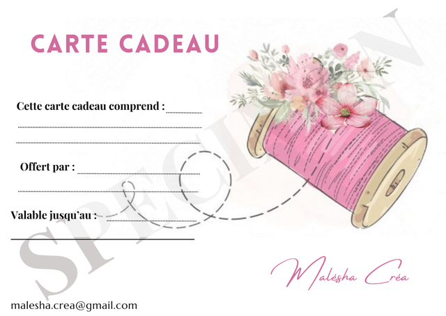 Carte cadeau