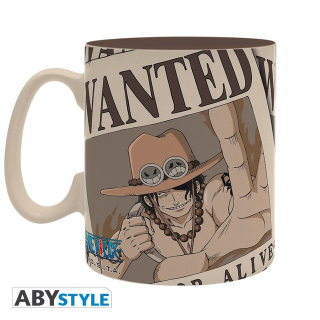 One Piece: Portgas D. Ace Wanted Poster Mug