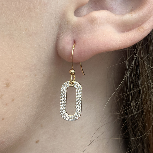 Boucles d'oreilles chaînon