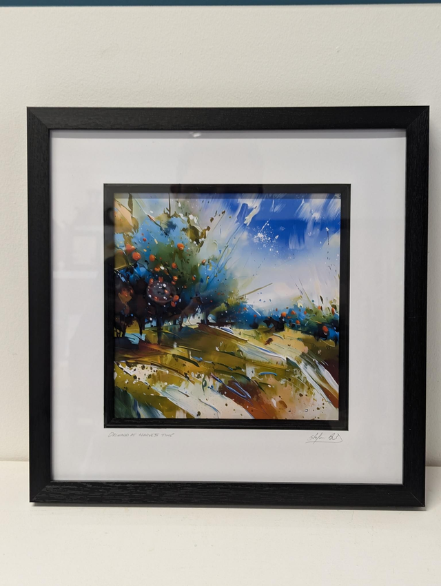 &#039;Orchard At Harvest Time&#039; - Framed Art Print by Stefan Birch