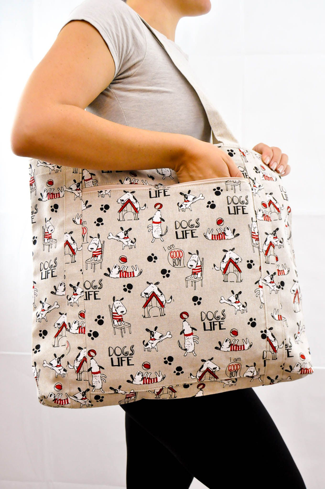 Dogs Life Shopping Tote 