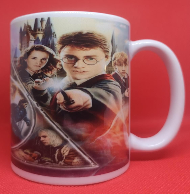Custom Unofficial Printed Harry Potter Full Print 11oz Boxed Mug. 