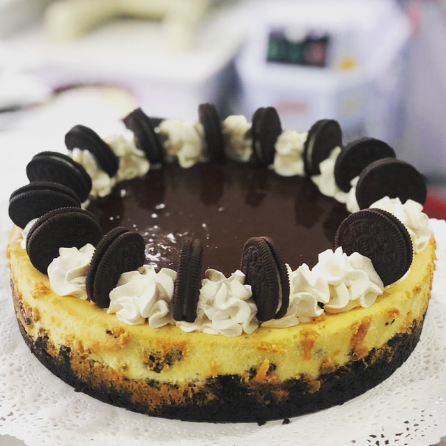 NY cheesecake de Oreo o frambuesa