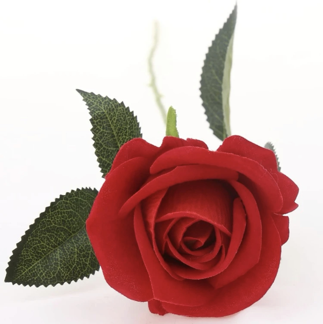 Location rose artificielle