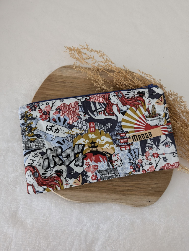 Trousse plate Manga