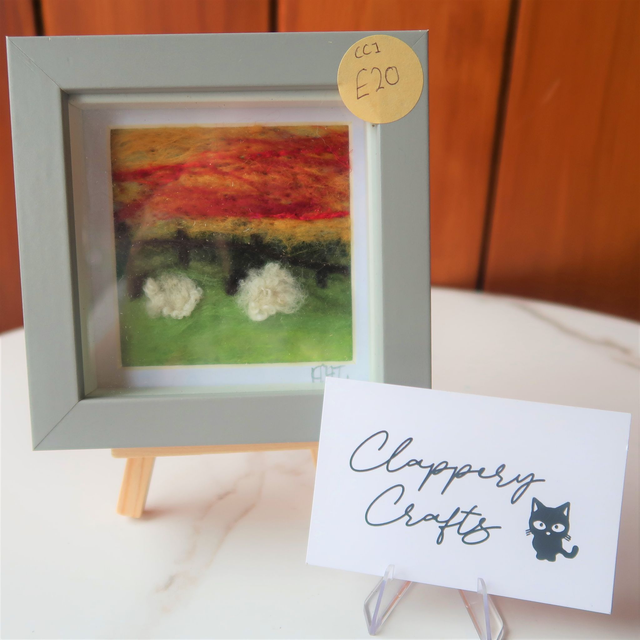 Small Felted Frame