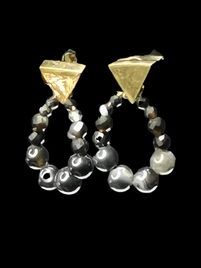 Boucles d&#039;oreilles agate 