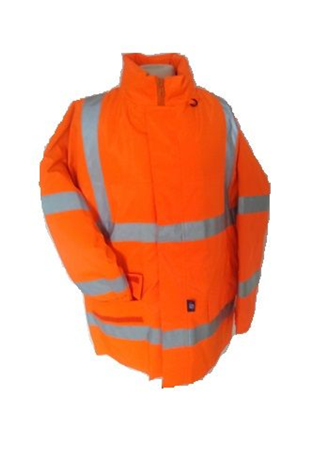 V4/jack HV oranje maat L