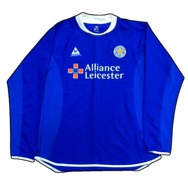 Leicester City 2003-5 Long Sleeve Jersey - M