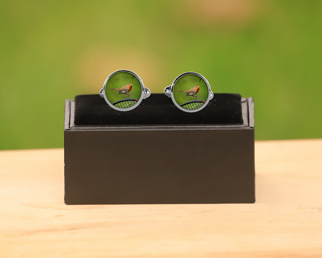 “Wimbledon Robin” Cufflinks  