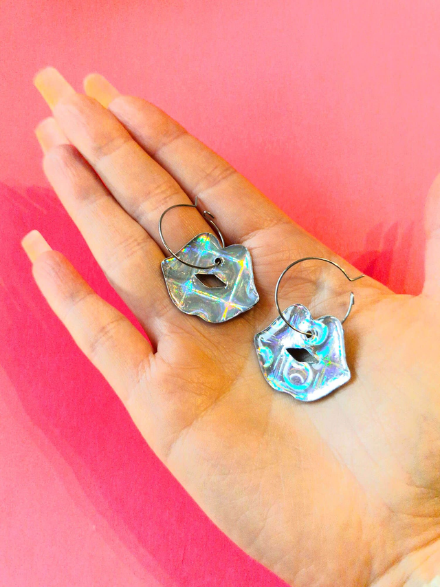 XOXO korvakorut, hopea