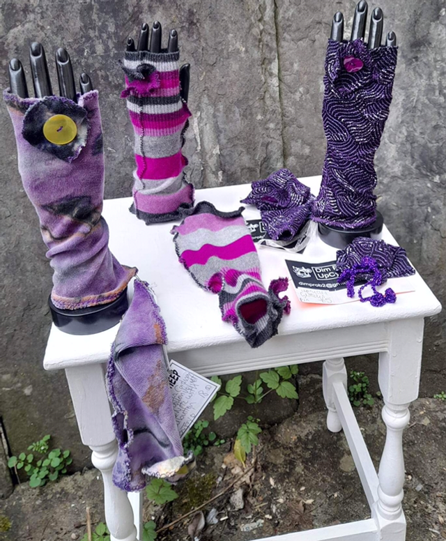 Up Cycled Handmade Mittz