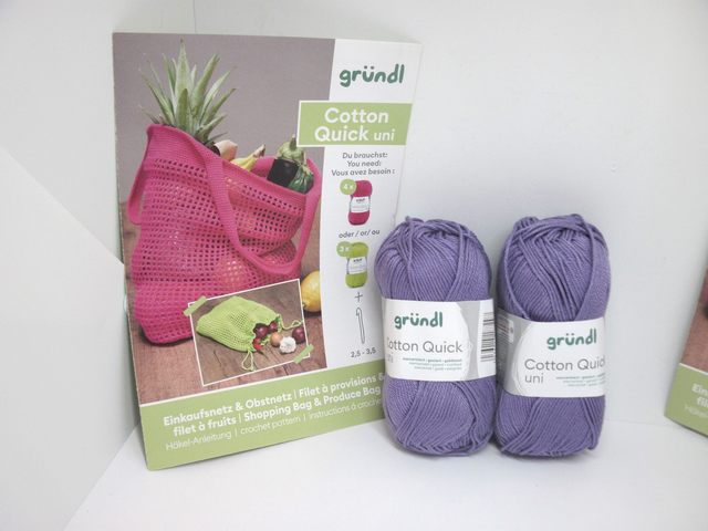 Kit filet à provisions 100% coton 