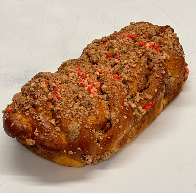 Tresse amande pomme cannelle