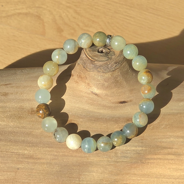 Bracelet calcite bleue