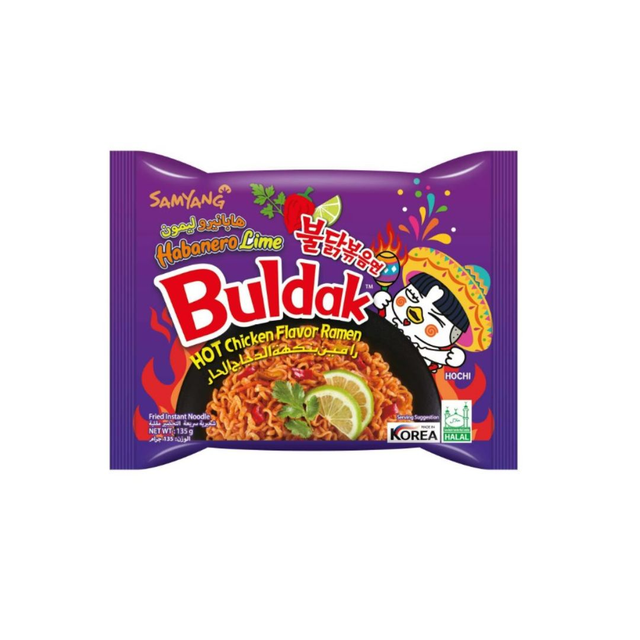 Samyang Habanero Lime Buldak Hot Chicken Flavor Ramen 135gm