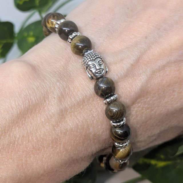 Bracelet "Œil de tigre" 8mm BR-090