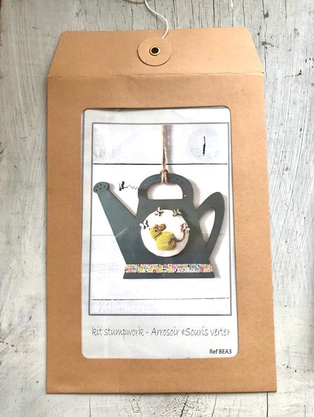 Kit Stumpwork Bricabroc de Schnappi - Souris verte