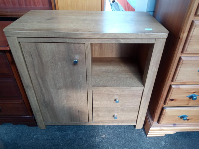 Pale oak style cabinet