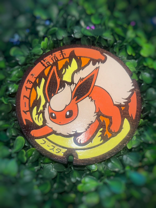 Plaque pokémon pyroli.