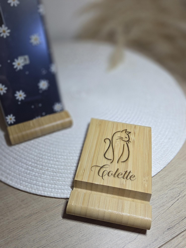 Support téléphone personnalisé &quot;chat&quot;