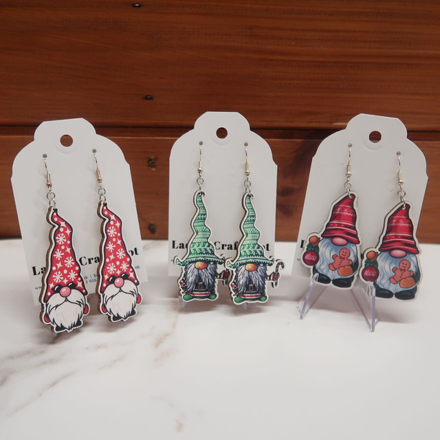 Christmas Gnome Earrings