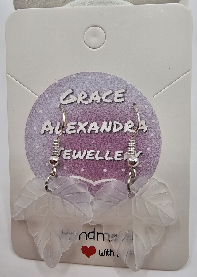 Opaque Acrylic Earrings.