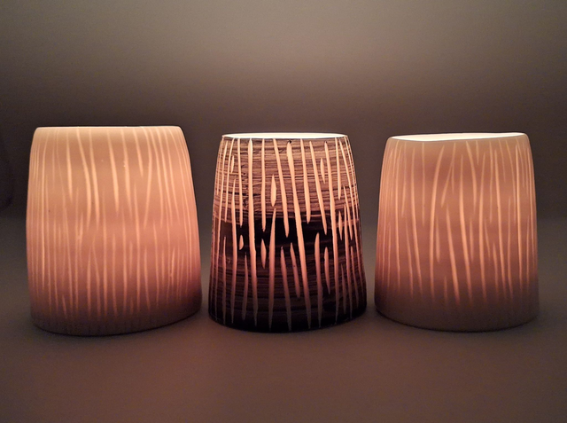 Photophore en porcelaine &quot;Collection Traço&quot;