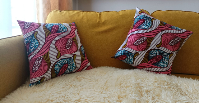 Housse de coussin carrée - Kozi - Tchibanga