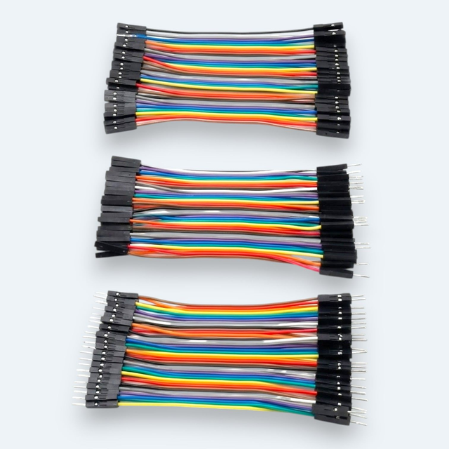 Jumper Wire Set 10cm – Flexible Steckbrückenkabel für Breadboard & Arduino - 1003