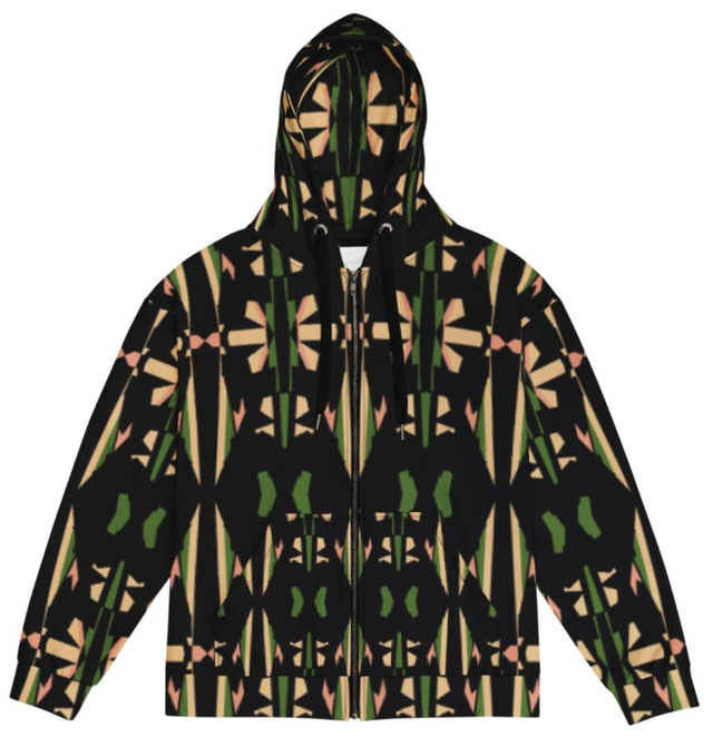 Pull à capuche zippé 