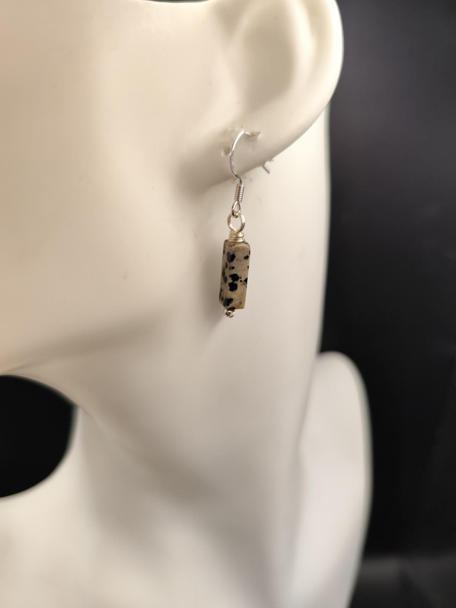 Dalmatian Jasper earrings