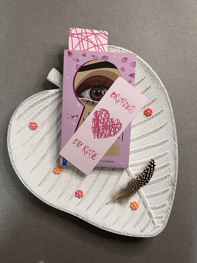 Marque-pages "Broyons du Rose"