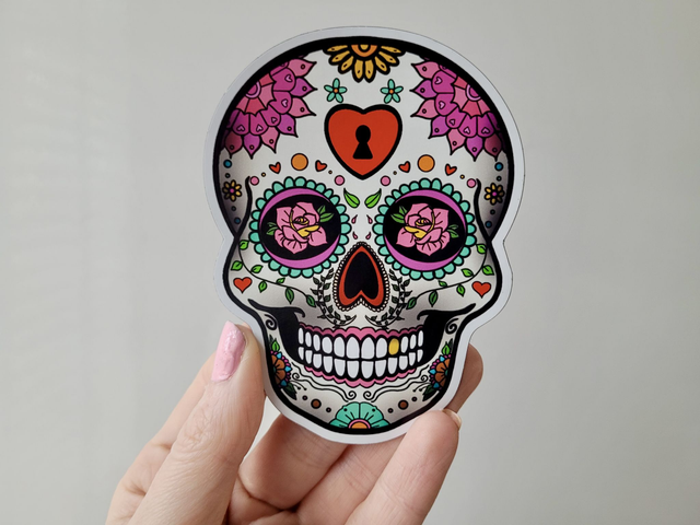 Sugar Skull - Mexican Death Skull Magnet