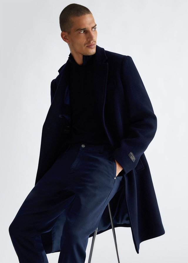 LIUJO Cappotto da uomo in lana