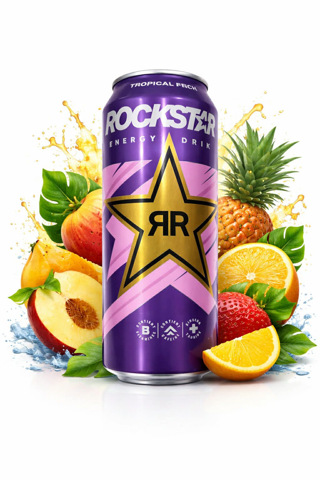Rockstar Energy Drinks Tropical 500ml