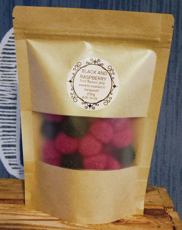 Black and Raspberry 